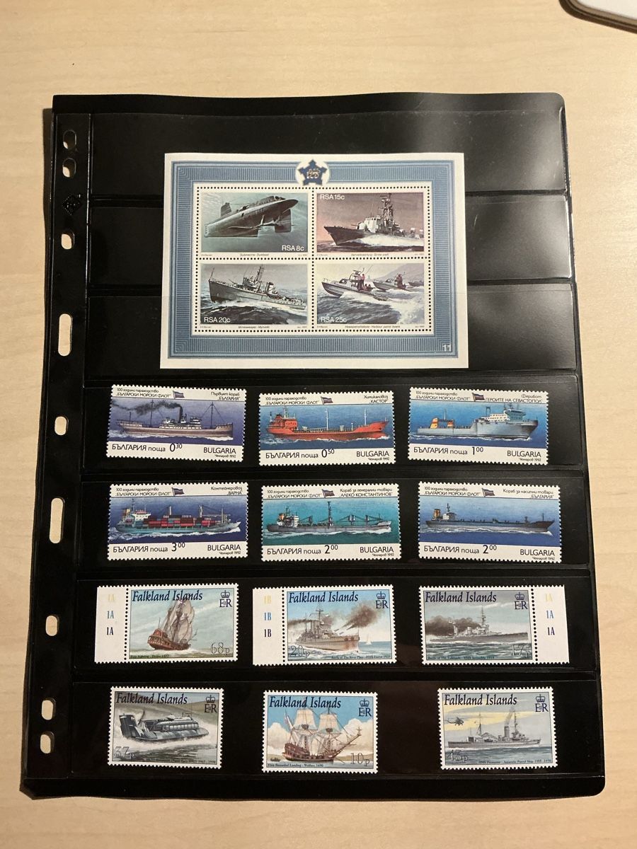 Tous les timbres: Briefmarken-Lot Schiffmarken – Neuf (Voir description) à Malters par MichaelSCH72