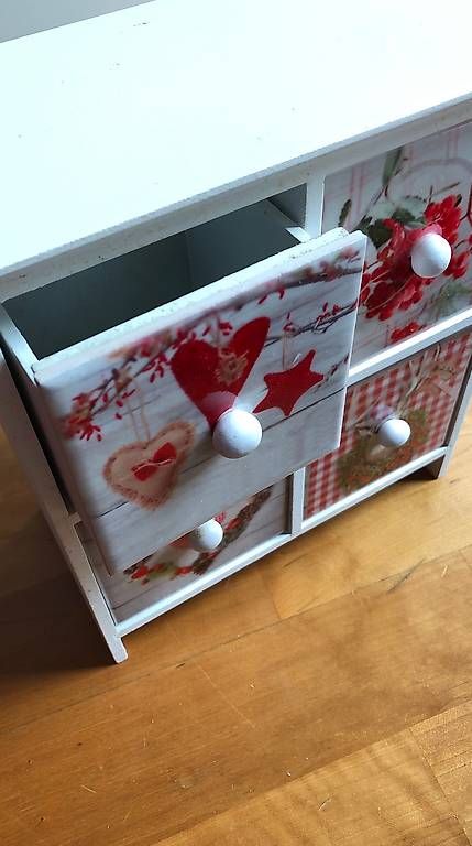 Cassettiere: Mini Kommode mit 4 Schubladen NEU – Nuovo (secondo la descrizione) da Langendorf venduto da Felix2017 2