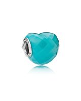 Pandora,  coeur turquoise (796563NSC)