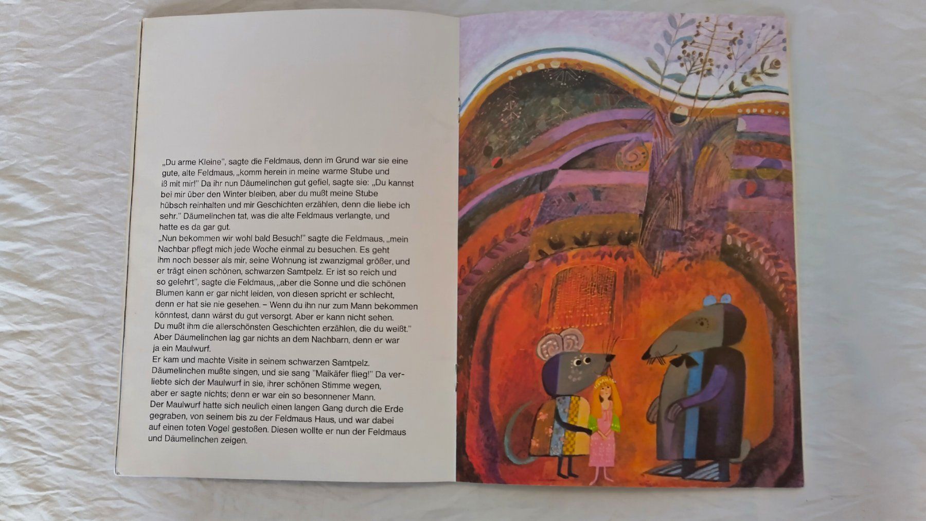 Libri: Däumelinchen - Josef Palecek / Andersen / Bilderheft 1977 – Usato da Bellach venduto da JingleJerry 6