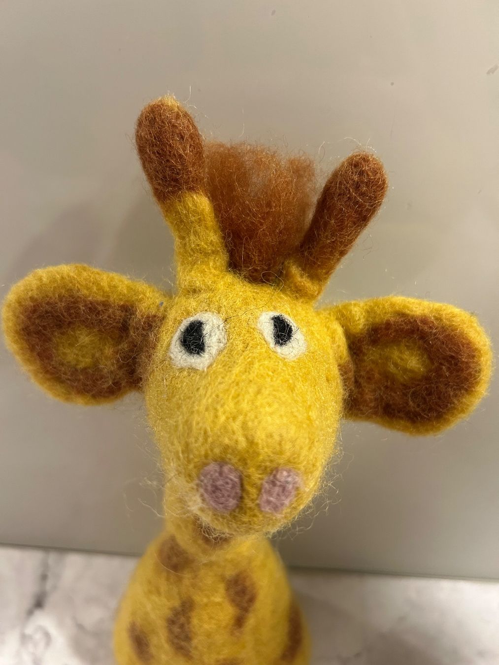 Statuette: Filztier Giraffe Filz Tier – Usato da Basel venduto da toy_t8bb 1