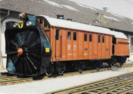 SBB Dampfschneeschleuder X rot