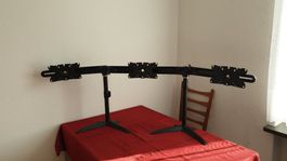 Hochwertiger Monitorständer für 3 Monitore