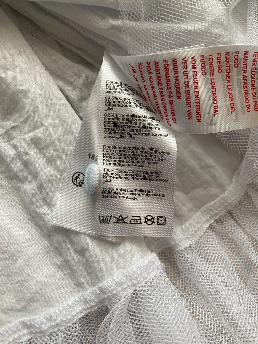 Vertbaudet Vestiti & Gonne: Kleid mit Glitzer und Rüschen – Usato da Muttenz venduto da Juvenile33 9