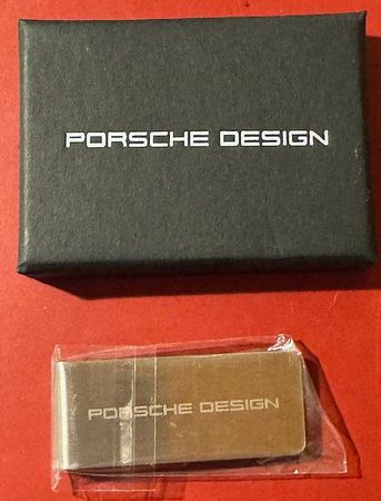 Porsche Design Geldnoten Klammer aus Metall