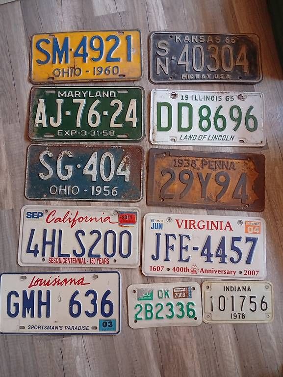Ecriteaux: Plaque de moto et auto USA  – D'occasion à Biel/Bienne par loudmuffles