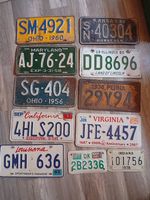 Plaque de moto et auto USA 