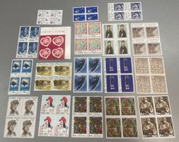 Frankreich schönes Lot postfrische Viererblocks ab ca. 1980
