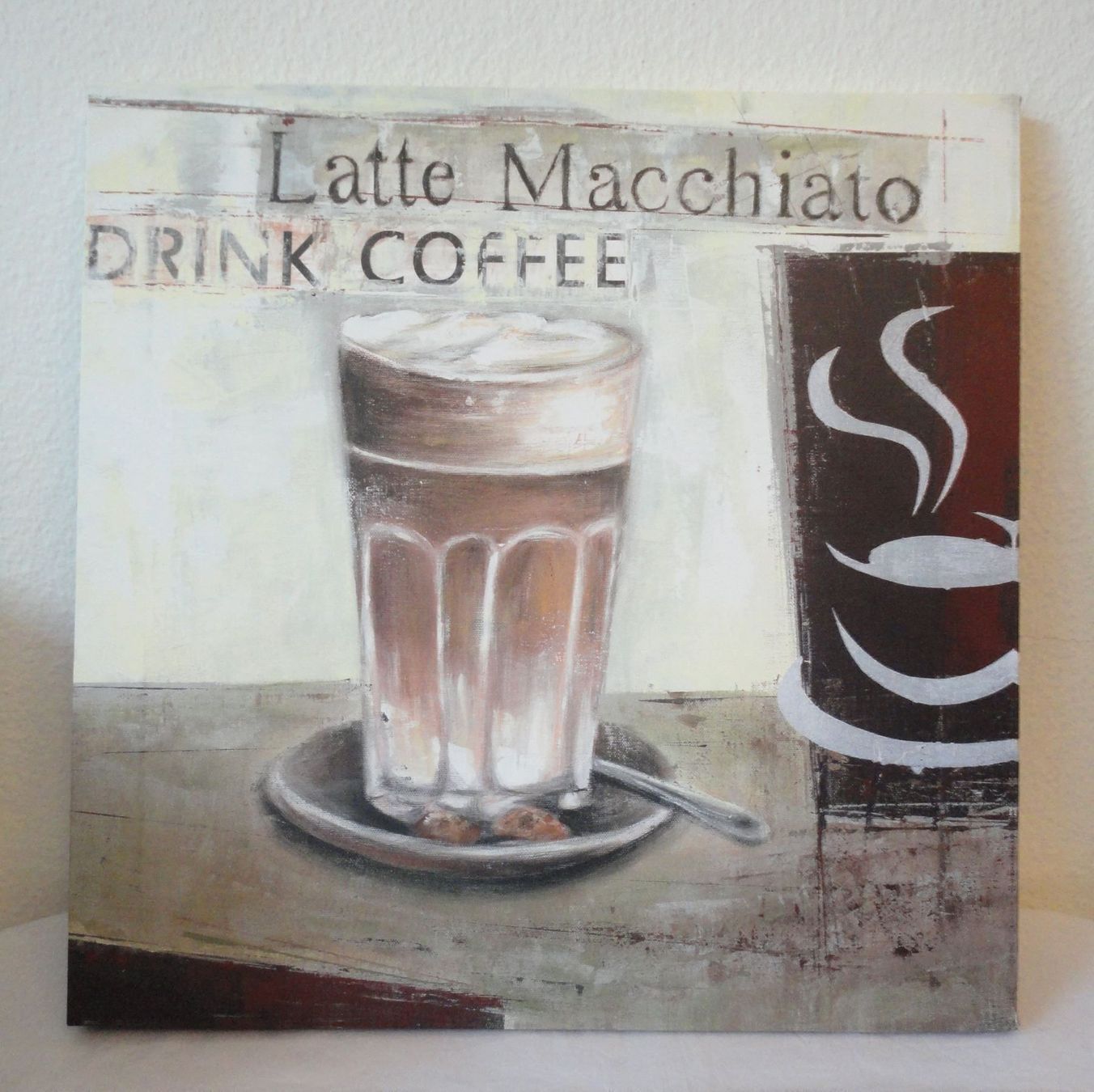 Foto & Immagini: Deko-Bild Latte Macchiato Drink Coffee – Usato da zürich venduto da parts5060