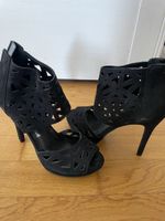 Schwarze High Heels Gr. 36 Sommerschuhe elegant