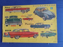 altes Auto Plakat papier (Helsingborgs printed in sweden)