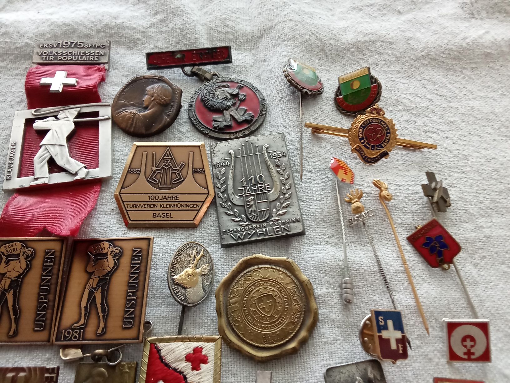 Placchette & Badge: Konvolut Abzeichen und Pins – Usato da Muri BE venduto da Alk 1