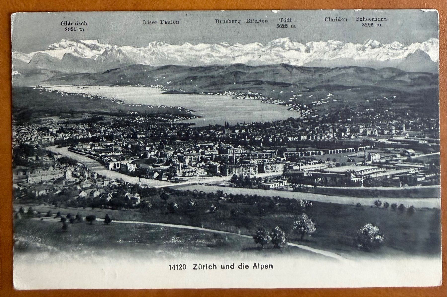 Cartoline postali: Zürich - Panorama. 1910 – Usato da Lutry venduto da Ediego