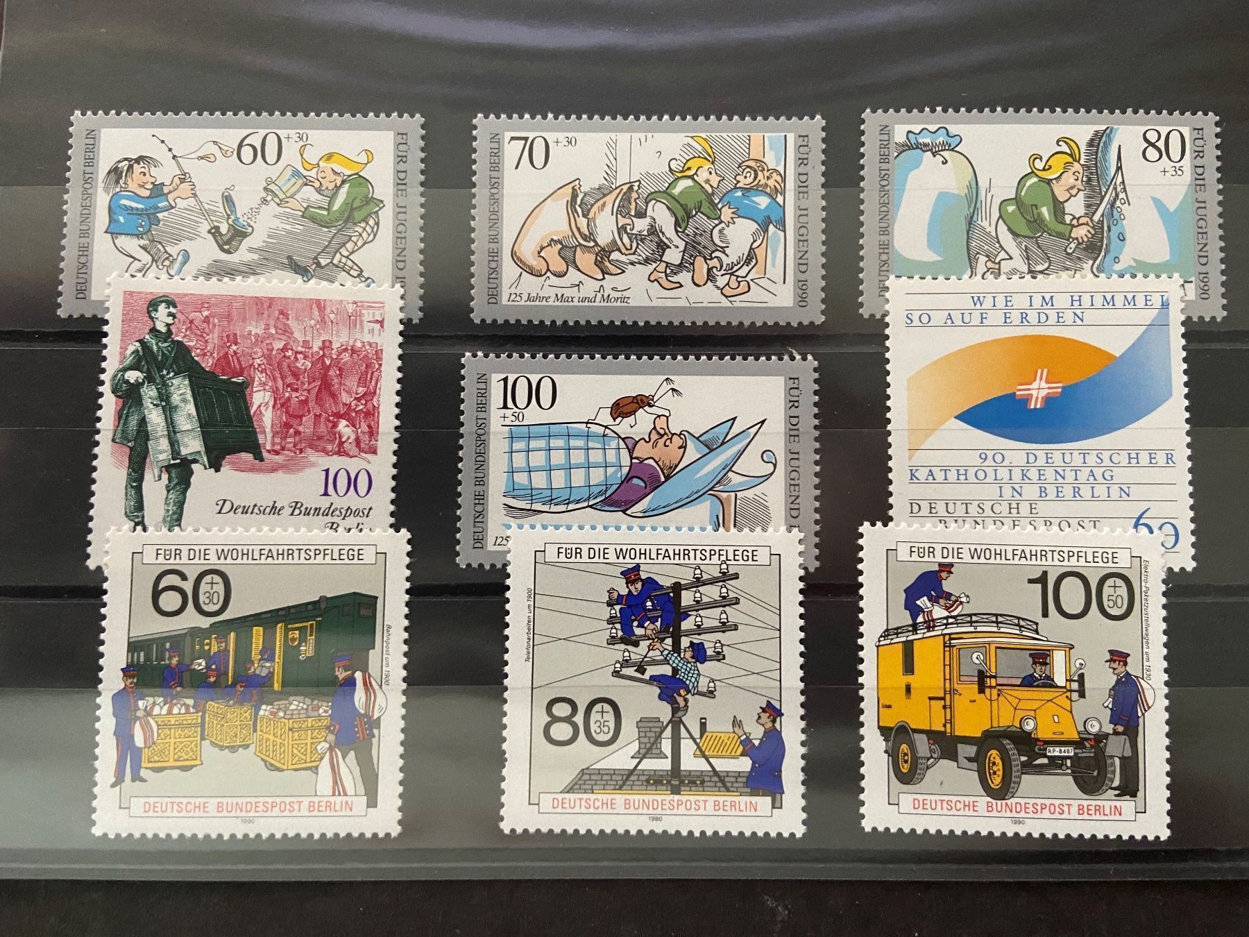 Tutti i francobolli: Berlin 1990 Jahresausgabe ** – Usato da Wil SG venduto da fva01 2