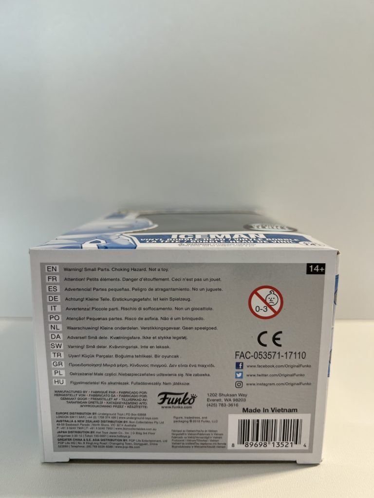 Statuette: Funko POP! Marvel X-Men Iceman Edition Limitée – Nuovo e nell'imballaggio originale da Le Mouret venduto da perfectbijou 5