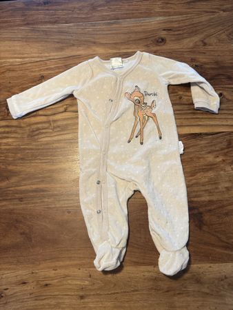 Baby Schlafanzug Bamby beige Grösse 68