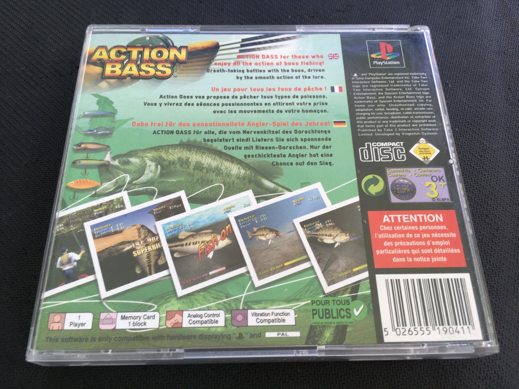 Sony Giochi: Action Bass - Playstation 1 / PS1 – Usato da St.Gallen venduto da Punktchen01 2
