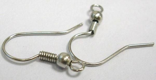 Perlin 4er Set Edelstahl 304 Ohrhaken – Klapp-Bügel 18 Mm, Silber