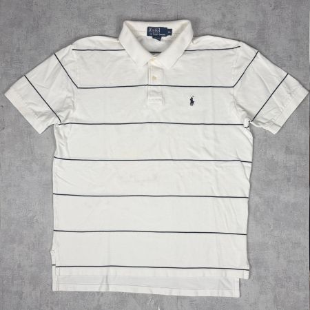 Polo Ralph Lauren Blanc à rayures Noir - Taille XL