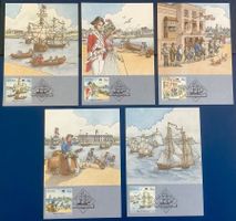 1987 Australien  First Fleet - Abfahrt- Maximumkarten Serie