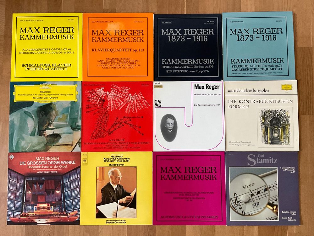 Max Reger -Vinyl 13-er Set (Gebraucht) in Binningen für CHF 18 – mit ...