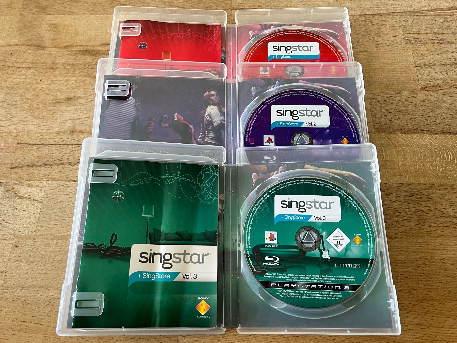 Sony Giochi: PS3 SingStar 3er Pack, Vol. 1 bis 3, Bundle, Karaoke Fun – Usato da Thalwil venduto da ranx 1
