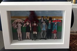 Ascot Bild im Rahmen, Susanne Tettamanti, Original, 2005! (5