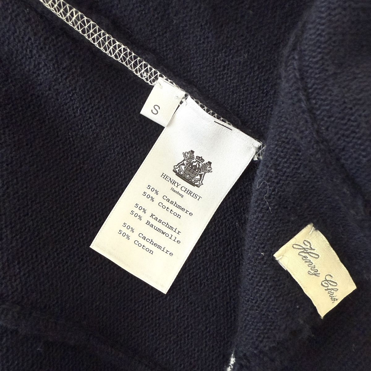 Henry Christ Maglioni & Felpe: HENRY CHRIST Cashmere/Cotton Jacket – Nuovo (secondo la descrizione) da Emmen venduto da Avviivva_Com2023 7