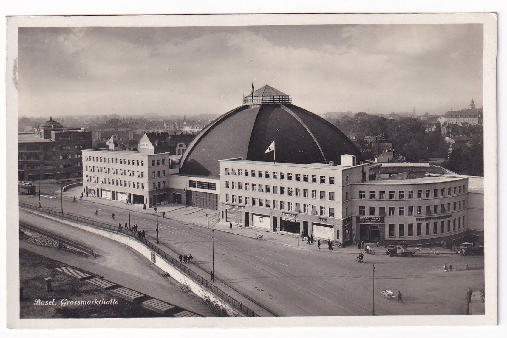 Cartes postales: Basel Grossmarkthalle  1930 – D'occasion à Cormoret par Pascalll2001
