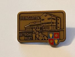 1 Pin Weingarten KK Frohe Muet Kegel Klub