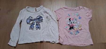 1 T-Shirt / 1 Langarmshirt C&A 116