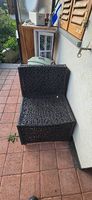 Garten-Loungestühle aus Polyrattan 2 Stück