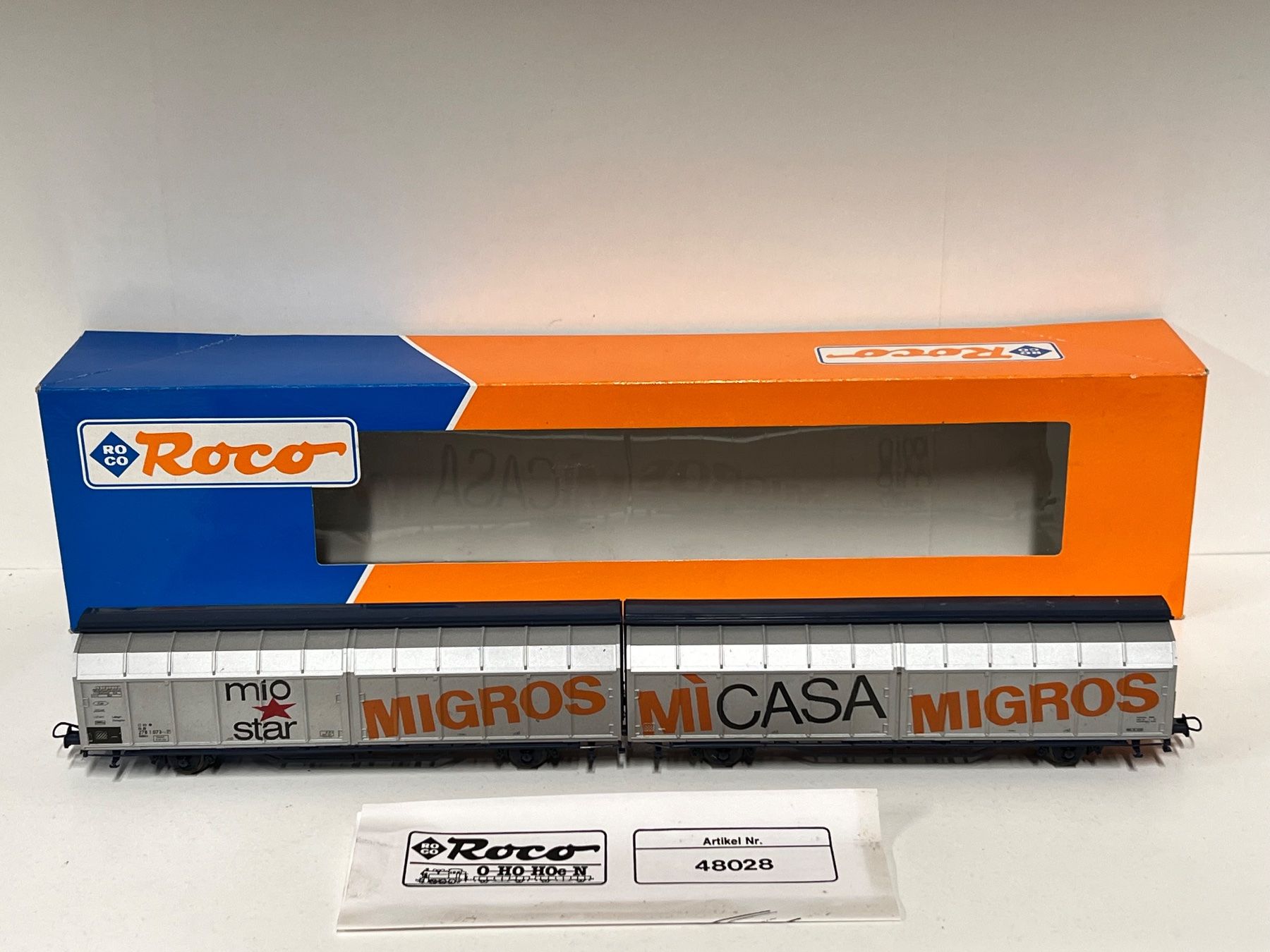 Roco Modellini di ferrovie: Roco 48028 MIGROS CASA H0 – Usato da Geroldswil venduto da TopTrain54