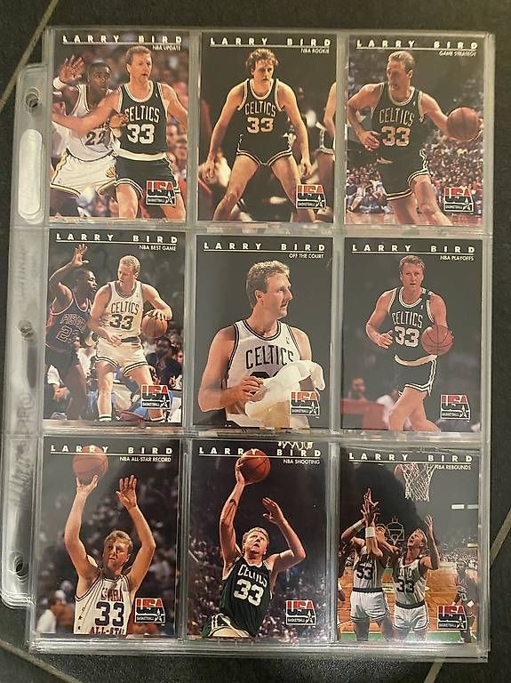 Nba Sammelbilder & Trading cards: 1992 NBA SKYBOX INT. 9 cards - LARRY BIRD – Neu (gemäss Beschreibung) aus Savosa von Misch-M13