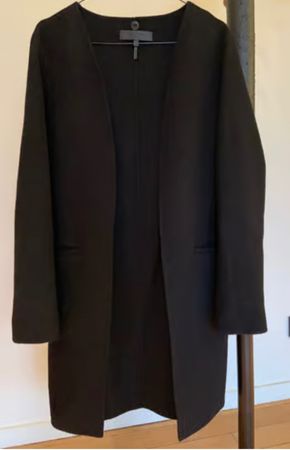 Rag & Bone Damen Wollmantel Schwarz M/L