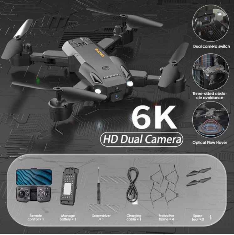 Nouveau drone d'extérieur M33 MAX 6K HD double caméra GPS Quadcopter