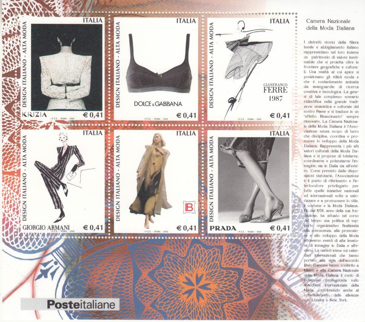Alle Briefmarken: Italien 2002 postfrisch – Gebraucht aus Bürglen TG von StampGraf 5