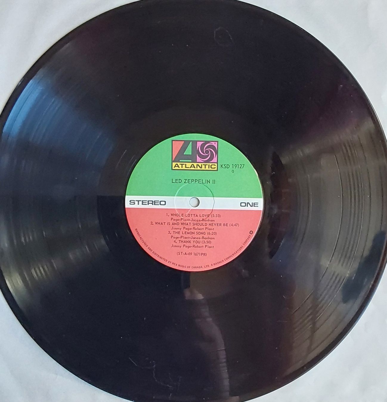 Dischi in vinile: Vinyl LP - Led Zeppelin  - II - Canada 77 - VG+ – Usato da Villeret venduto da Fil11 3