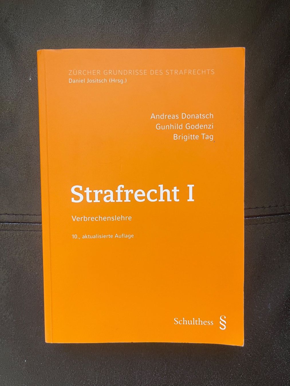 Bücher: Strafrecht I 10. aktualisierte Auflage – Neu (gemäss Beschreibung) aus Zürich von janoschb11