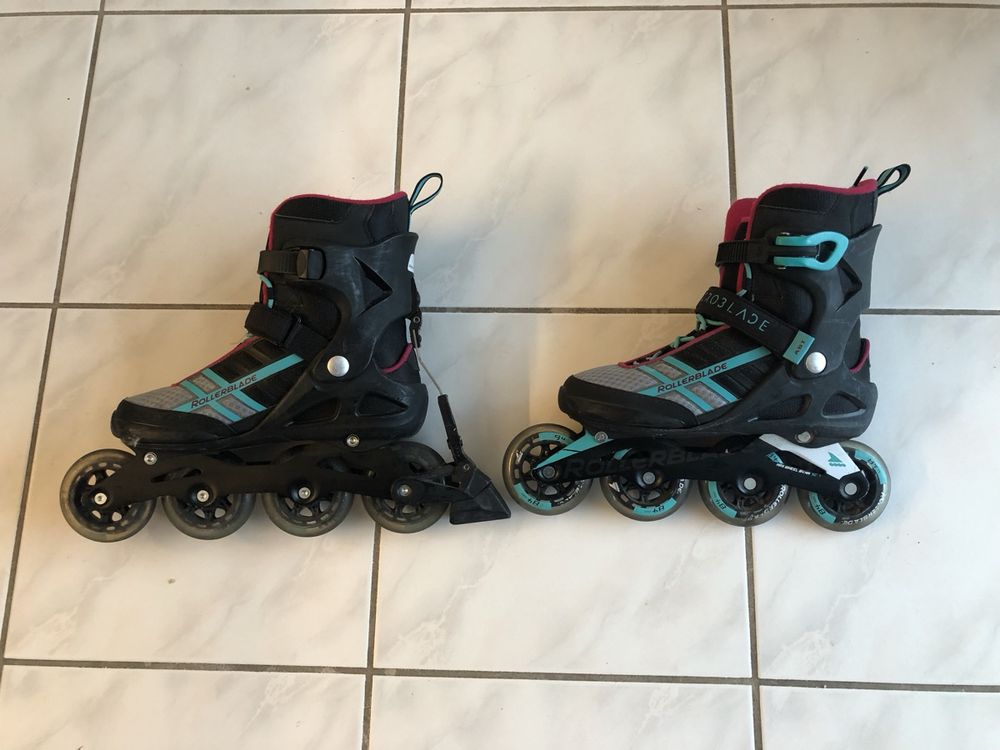 Rollerblades RTX 750 Taille UK7/EU40 Avec Kit De Protection Complet - Occasion - Pour Femme