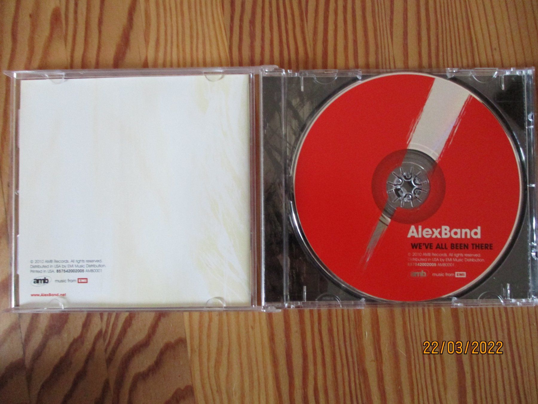 CD: Alex Band -- We've All Been There – Usato da Liestal venduto da Disc-Point 1