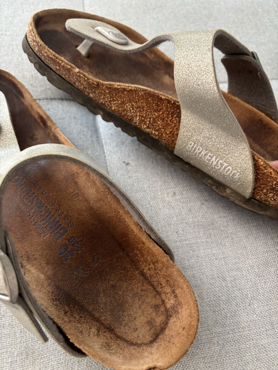 Birkenstock Scarpe da donna: Birkenstock Gizeh Braided Gr. 36, Leder  – Usato da Brügg BE venduto da rah_mqh8 2