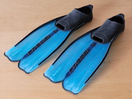 Flossen hellblau Grösse 31-32 (size 12-13)