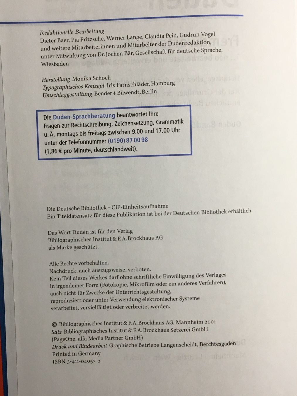 Libri: Duden Wörterbuch – Usato da Bauma venduto da Budgerigar 3