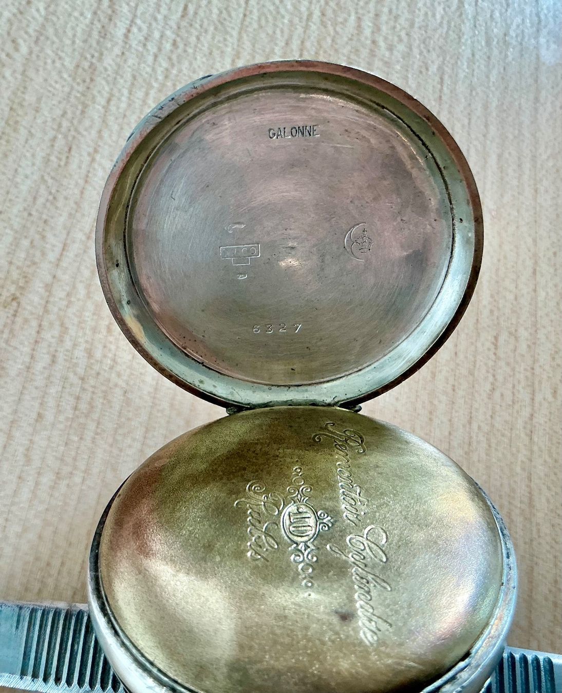 Swiss Orologi: URALTES TASCHENUHR GEHÄUSE – Difettoso da Zell LU venduto da Silvermemory 2