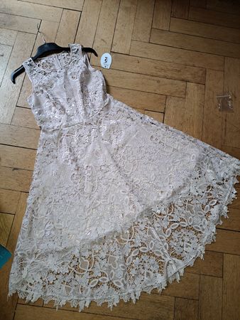 blassrosa Cocktailkleid/Abendkleid v. Vera Mont Gr.38