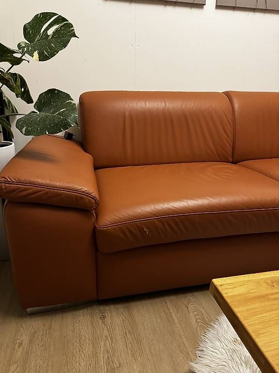 Divani: Sofa 3 Sitzer Echtleder Cognac  – Usato da St. Gallen venduto da lea_hq2w 1