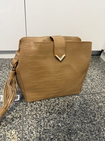 Handtasche in Kroko-Optik - unbenutzt