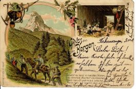 Gruss aus den Bergen 1897