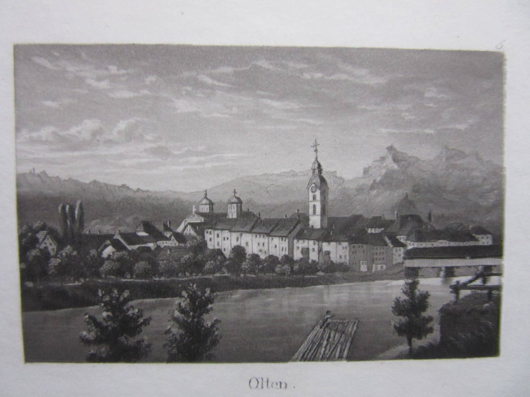 Incisioni: OLTEN   AQUATINTA BLATTGRÖSSE CA.26X19CM ZUSTAND GUT – Usato da Gersau venduto da grafik-kunst